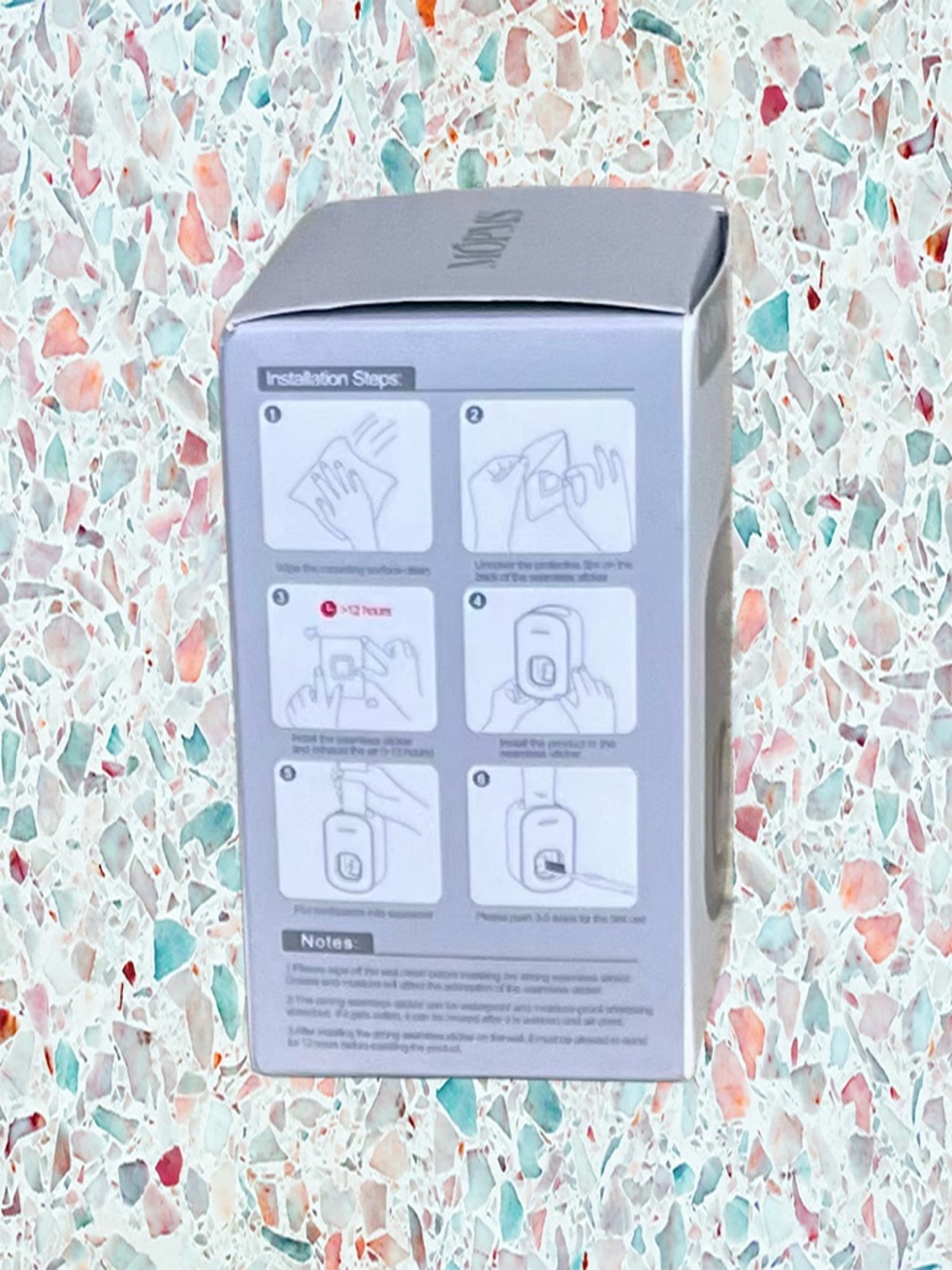 MOPMS Wall Mounted Automatic Toothpaste Dispenser White Silver - Picture 9 of 10